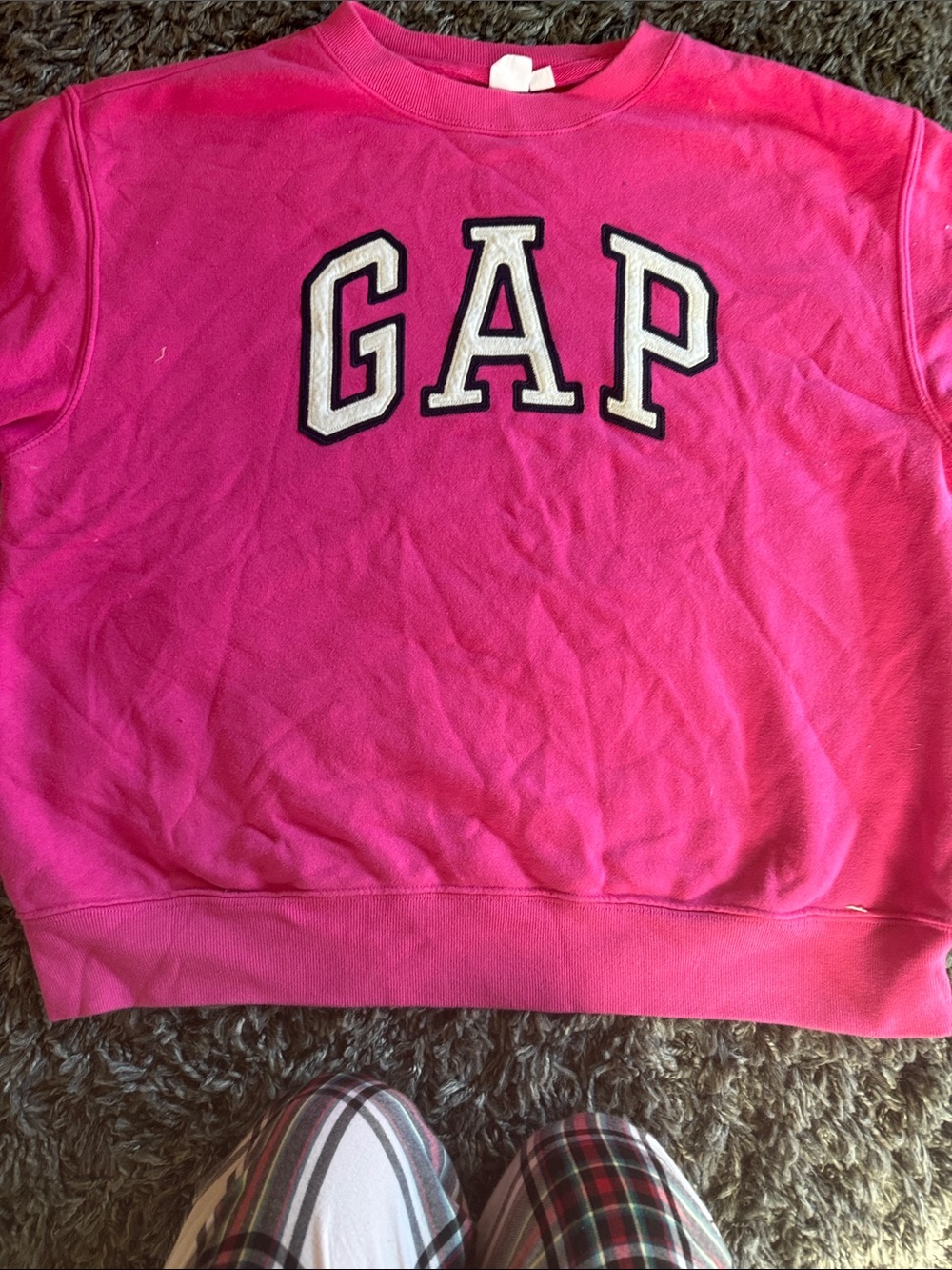 GAP Hot Pink Logo Sweatshirt
